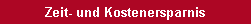 Zeit- und Kostenersparnis